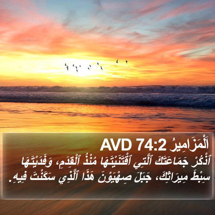 اَلْمَزَامِيرُ 74:2 AVD Bible Study
