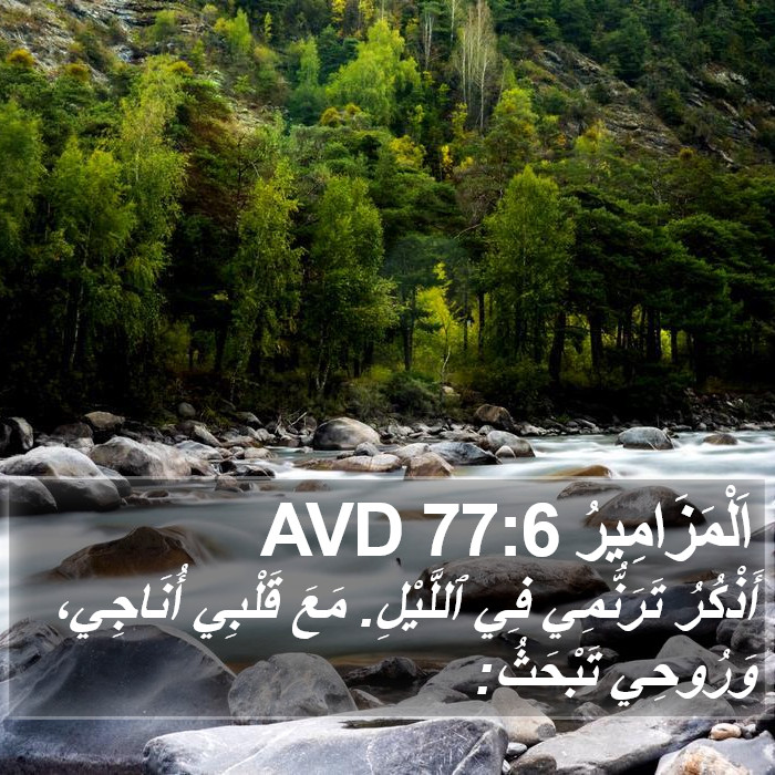 اَلْمَزَامِيرُ 77:6 AVD Bible Study