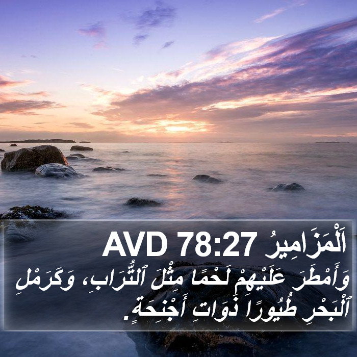 اَلْمَزَامِيرُ 78:27 AVD Bible Study