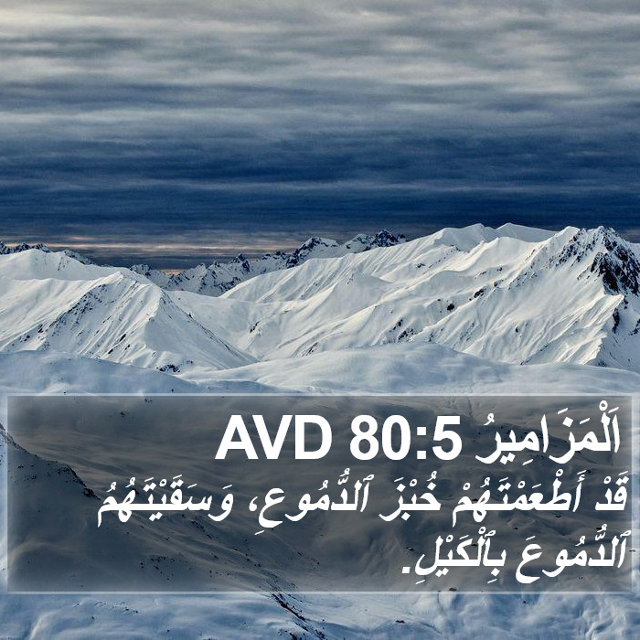 اَلْمَزَامِيرُ 80:5 AVD Bible Study