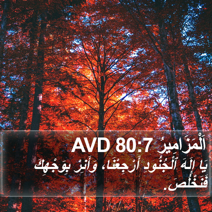 اَلْمَزَامِيرُ 80:7 AVD Bible Study