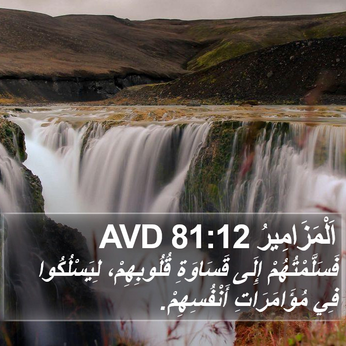 اَلْمَزَامِيرُ 81:12 AVD Bible Study