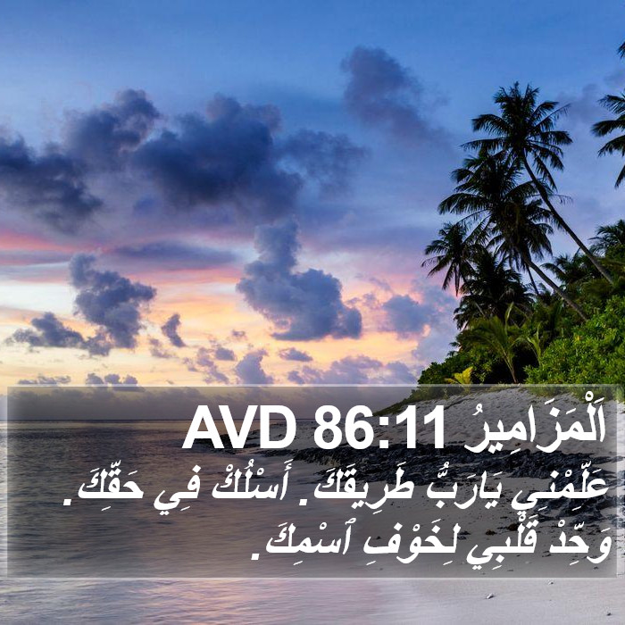 اَلْمَزَامِيرُ 86:11 AVD Bible Study