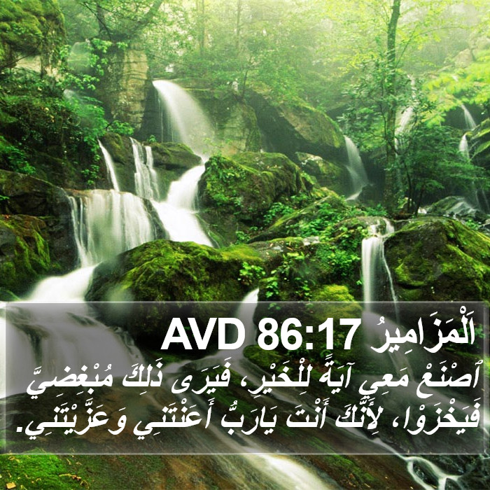 اَلْمَزَامِيرُ 86:17 AVD Bible Study