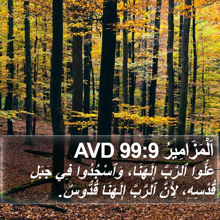 اَلْمَزَامِيرُ 99:9 AVD Bible Study