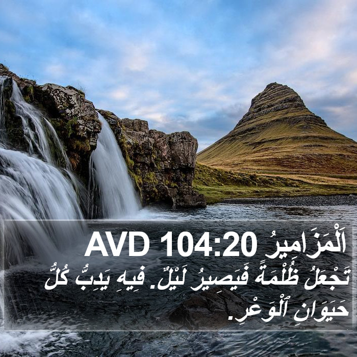 اَلْمَزَامِيرُ 104:20 AVD Bible Study