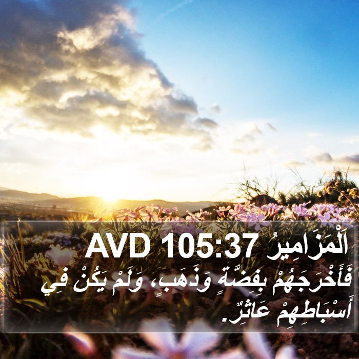 اَلْمَزَامِيرُ 105:37 AVD Bible Study