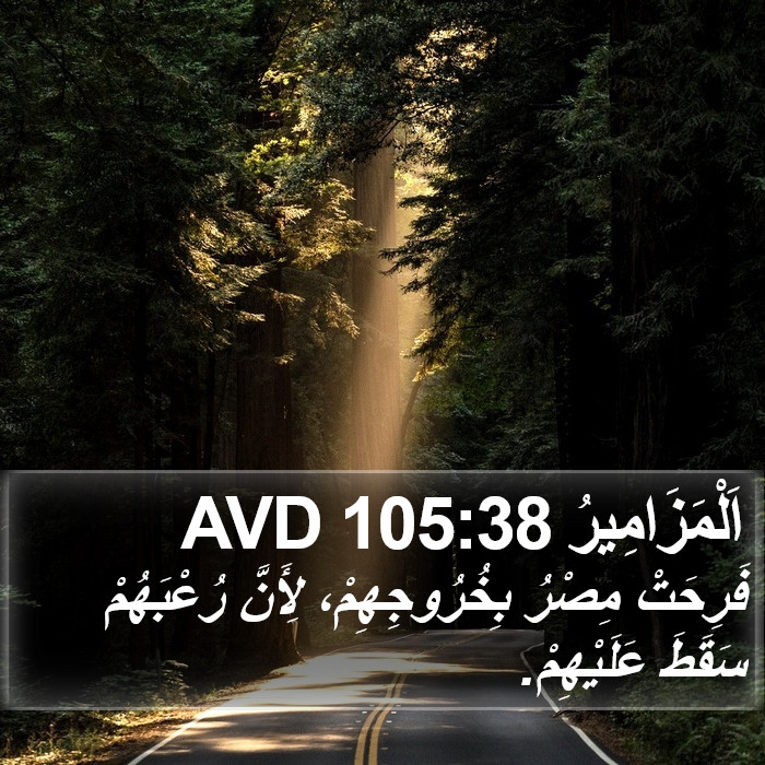 اَلْمَزَامِيرُ 105:38 AVD Bible Study