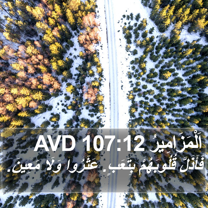 اَلْمَزَامِيرُ 107:12 AVD Bible Study