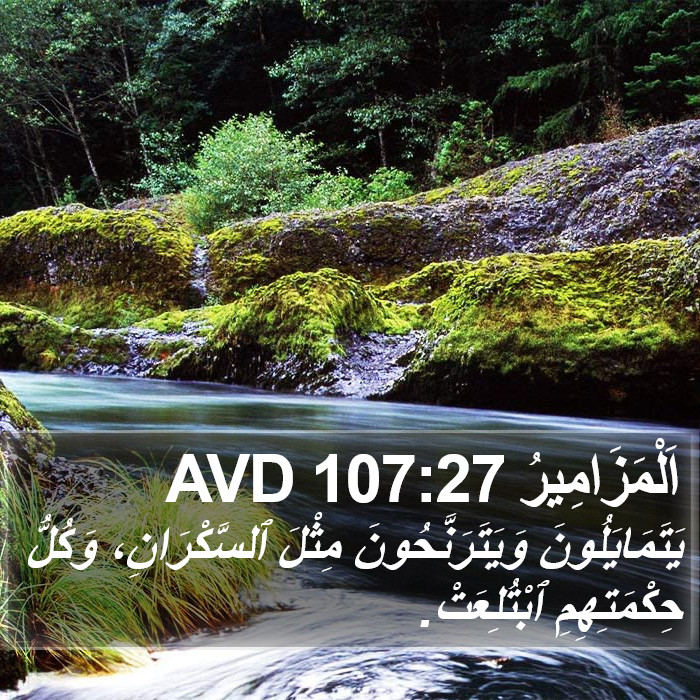 اَلْمَزَامِيرُ 107:27 AVD Bible Study