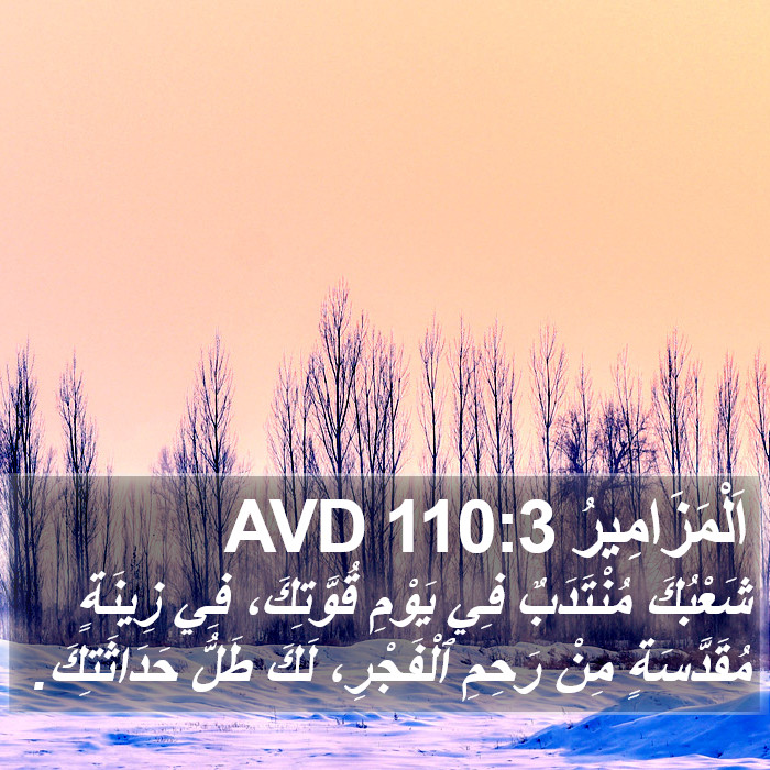 اَلْمَزَامِيرُ 110:3 AVD Bible Study