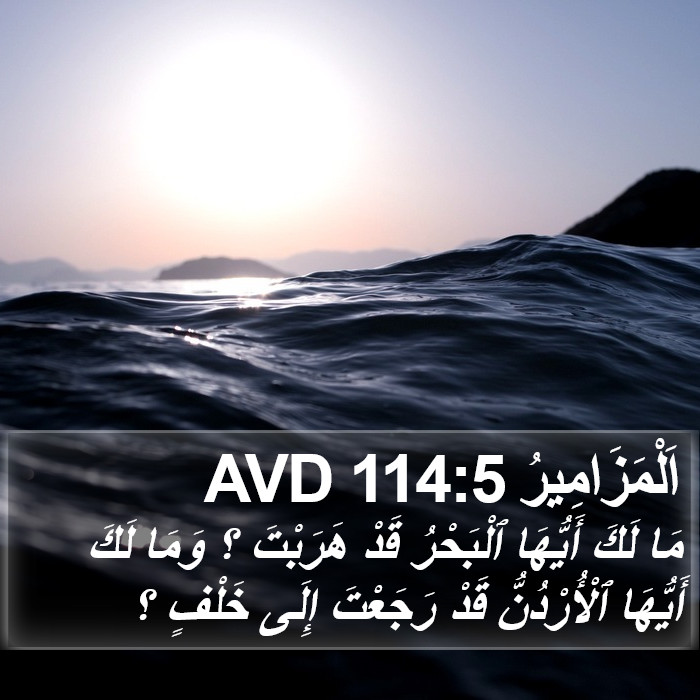 اَلْمَزَامِيرُ 114:5 AVD Bible Study