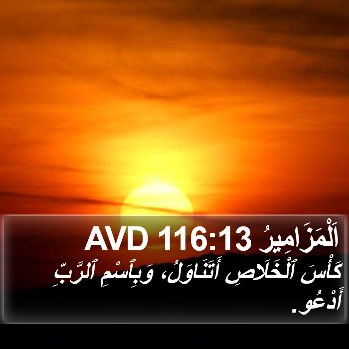 اَلْمَزَامِيرُ 116:13 AVD Bible Study