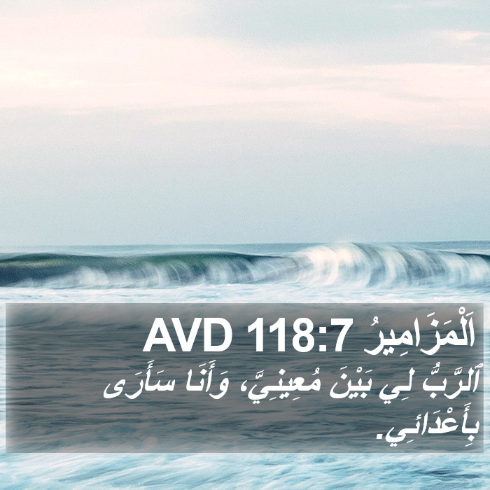 اَلْمَزَامِيرُ 118:7 AVD Bible Study