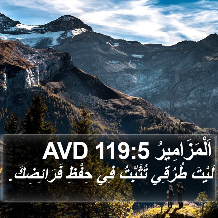 اَلْمَزَامِيرُ 119:5 AVD Bible Study