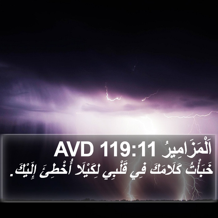 اَلْمَزَامِيرُ 119:11 AVD Bible Study