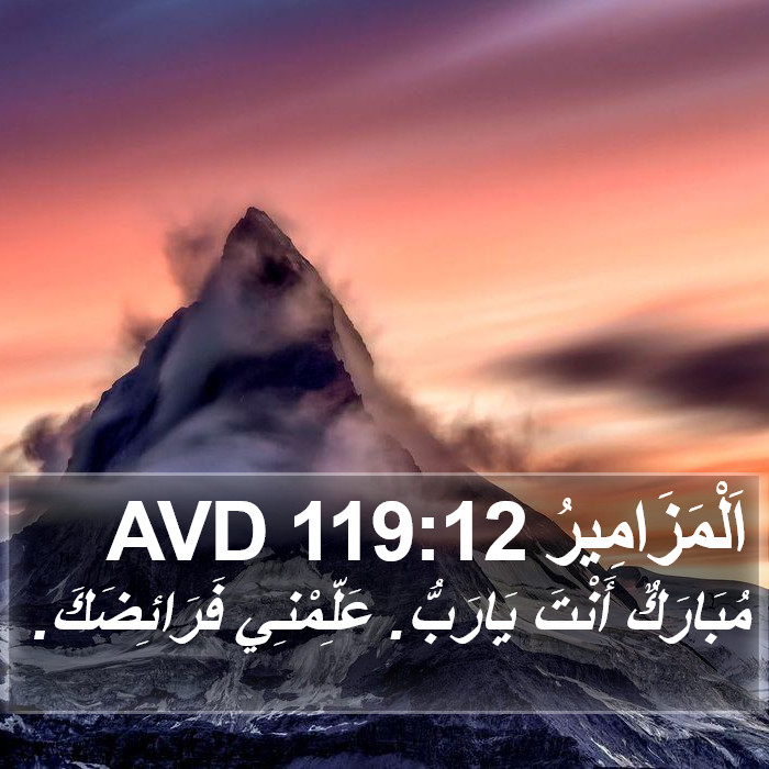 اَلْمَزَامِيرُ 119:12 AVD Bible Study