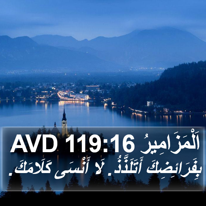 اَلْمَزَامِيرُ 119:16 AVD Bible Study