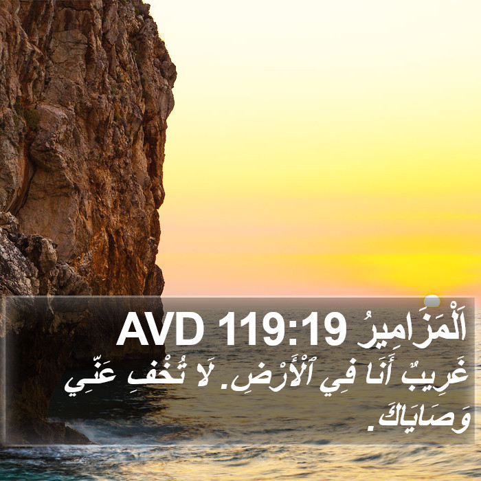 اَلْمَزَامِيرُ 119:19 AVD Bible Study