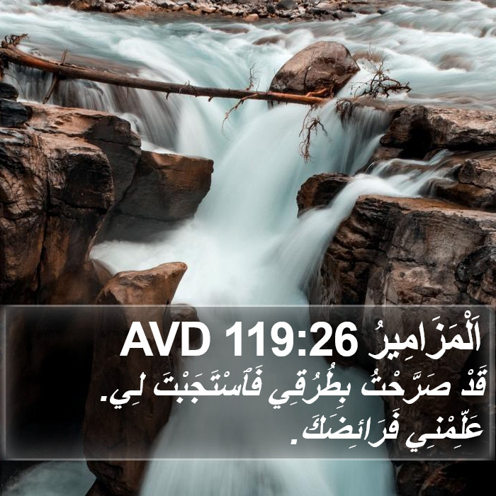 اَلْمَزَامِيرُ 119:26 AVD Bible Study