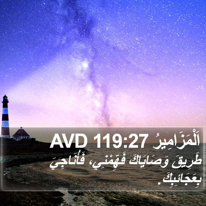 اَلْمَزَامِيرُ 119:27 AVD Bible Study