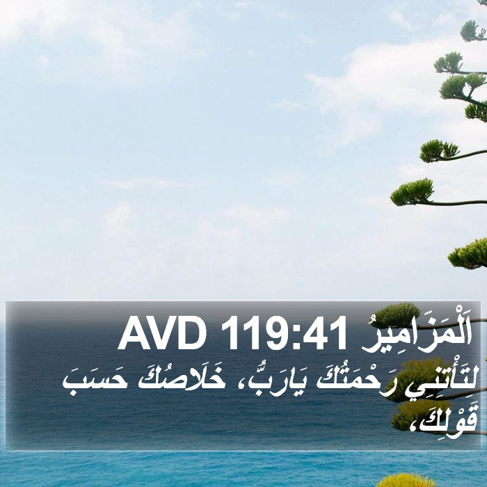 اَلْمَزَامِيرُ 119:41 AVD Bible Study