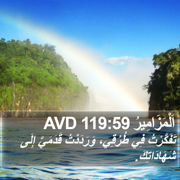 اَلْمَزَامِيرُ 119:59 AVD Bible Study