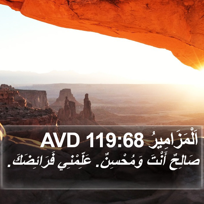 اَلْمَزَامِيرُ 119:68 AVD Bible Study