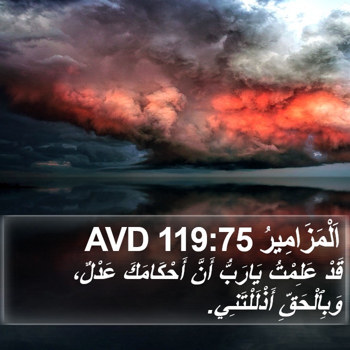 اَلْمَزَامِيرُ 119:75 AVD Bible Study