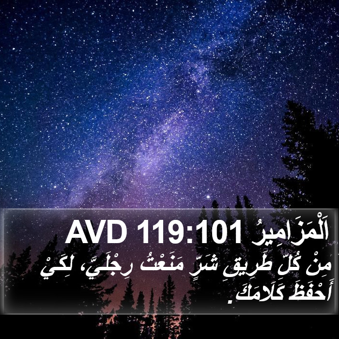 اَلْمَزَامِيرُ 119:101 AVD Bible Study