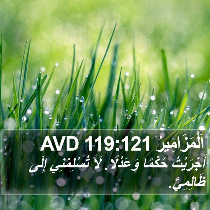 اَلْمَزَامِيرُ 119:121 AVD Bible Study