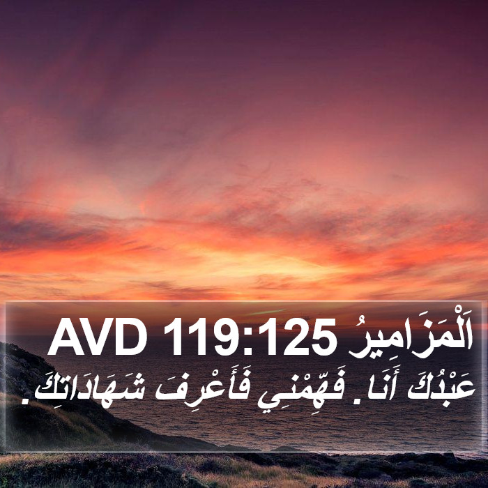 اَلْمَزَامِيرُ 119:125 AVD Bible Study