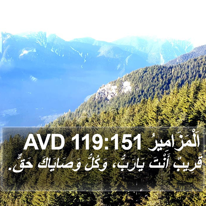 اَلْمَزَامِيرُ 119:151 AVD Bible Study