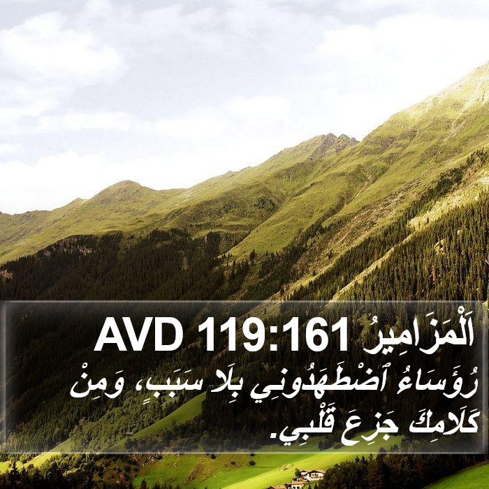 اَلْمَزَامِيرُ 119:161 AVD Bible Study