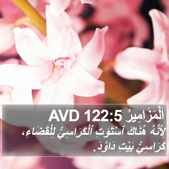 اَلْمَزَامِيرُ 122:5 AVD Bible Study