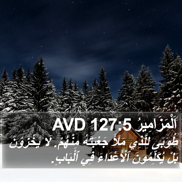 اَلْمَزَامِيرُ 127:5 AVD Bible Study