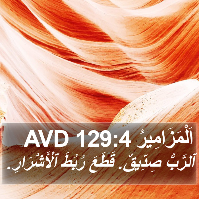 اَلْمَزَامِيرُ 129:4 AVD Bible Study