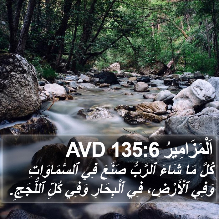 اَلْمَزَامِيرُ 135:6 AVD Bible Study