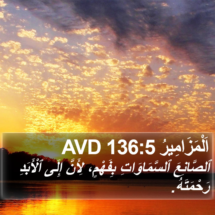 اَلْمَزَامِيرُ 136:5 AVD Bible Study