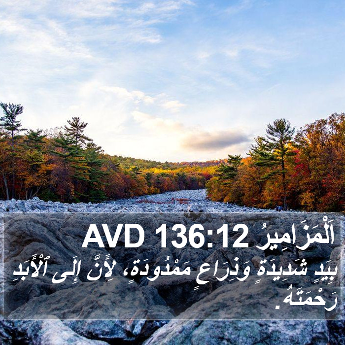 اَلْمَزَامِيرُ 136:12 AVD Bible Study