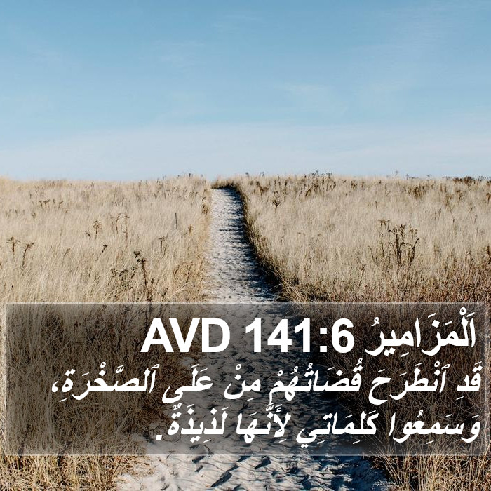 اَلْمَزَامِيرُ 141:6 AVD Bible Study