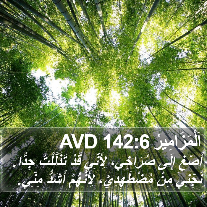 اَلْمَزَامِيرُ 142:6 AVD Bible Study