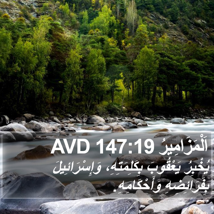 اَلْمَزَامِيرُ 147:19 AVD Bible Study