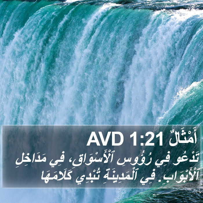 أَمْثَالٌ 1:21 AVD Bible Study