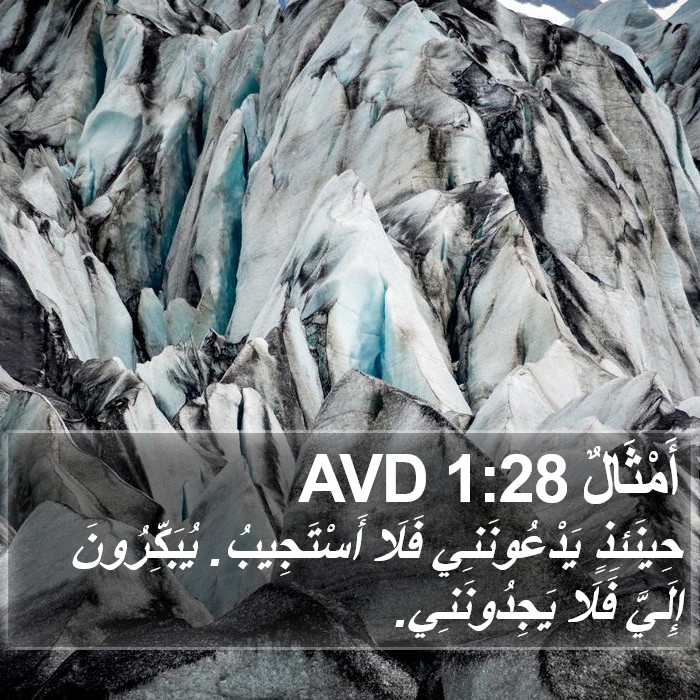 أَمْثَالٌ 1:28 AVD Bible Study