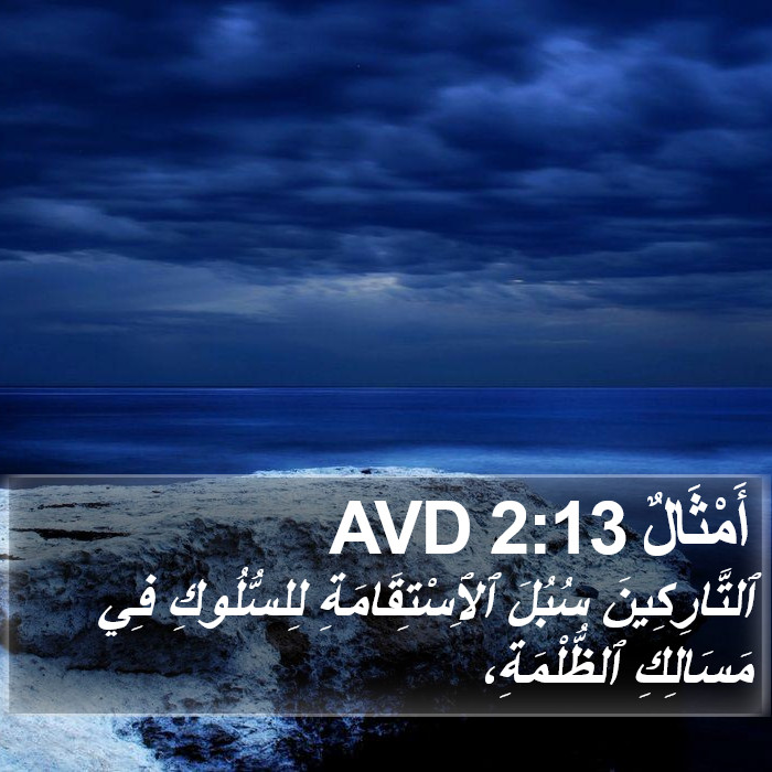أَمْثَالٌ 2:13 AVD Bible Study