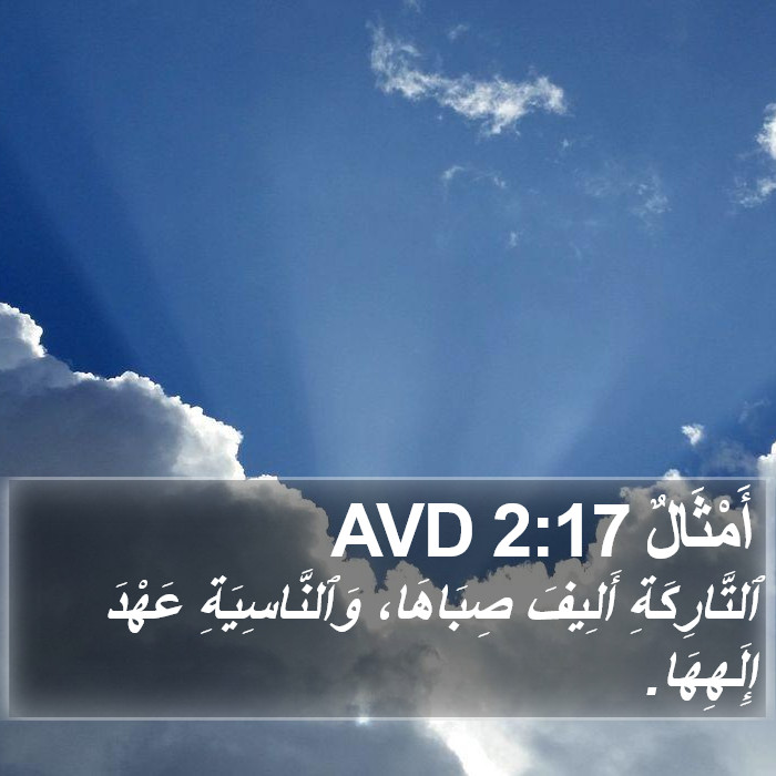 أَمْثَالٌ 2:17 AVD Bible Study