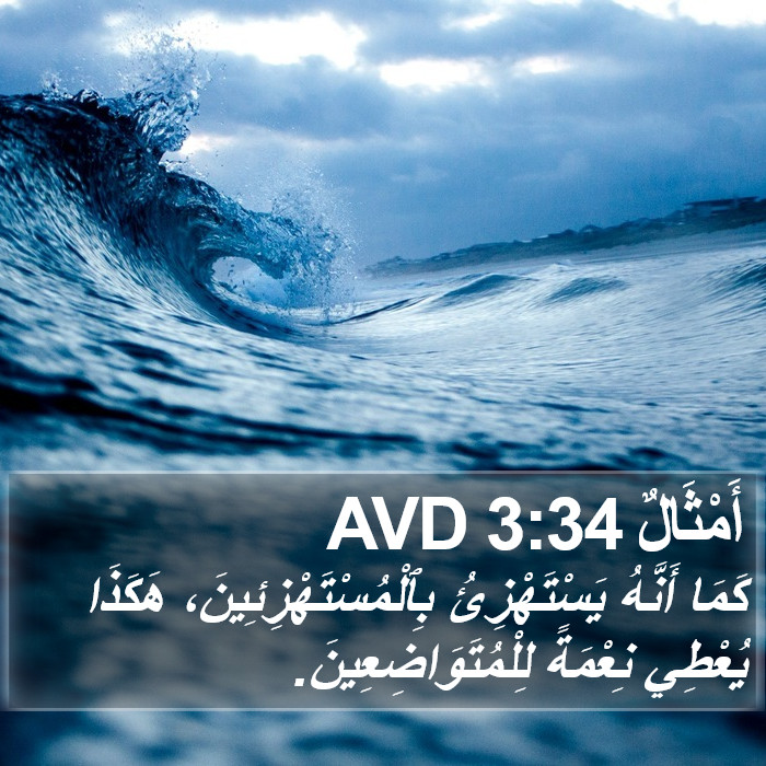 أَمْثَالٌ 3:34 AVD Bible Study