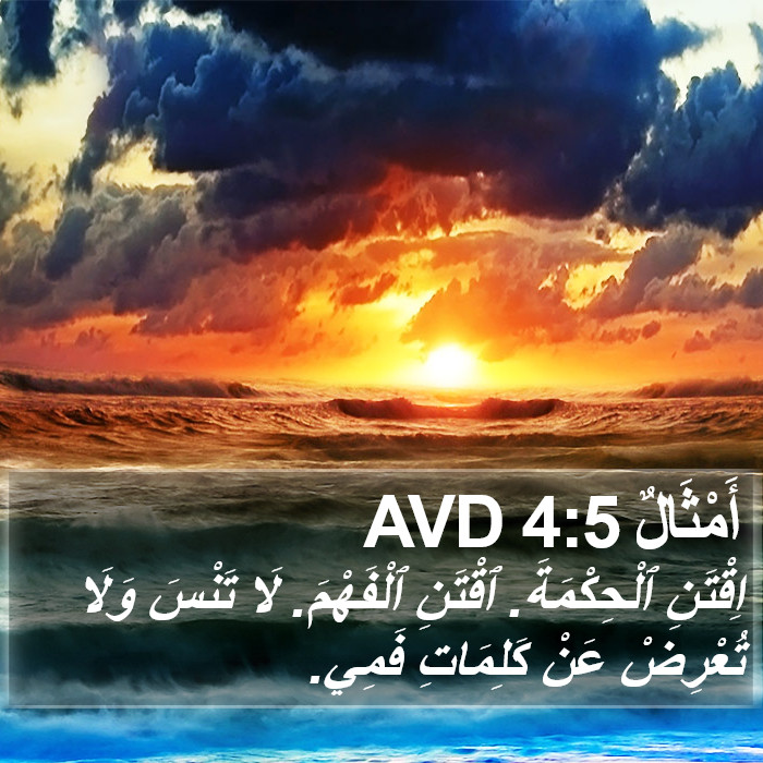 أَمْثَالٌ 4:5 AVD Bible Study