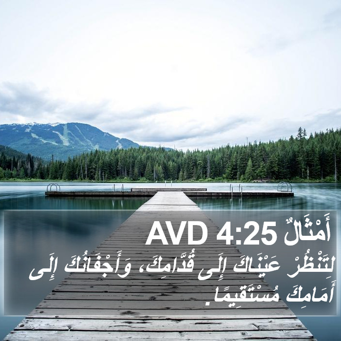 أَمْثَالٌ 4:25 AVD Bible Study